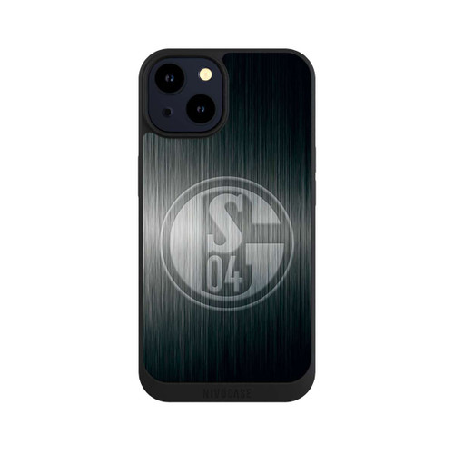 Apple iPhone 14 NIVOpure Schalke 04 Metall Look