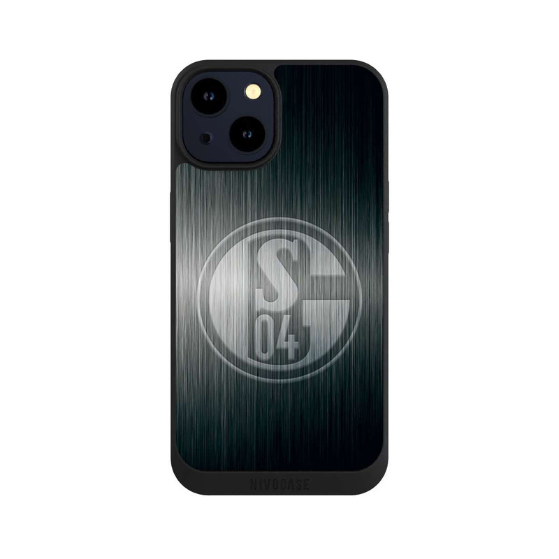 iPhone 14 NIVOpure Schalke 04 Metall Look