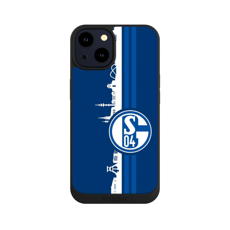 iPhone 14 NIVOpure Schalke 04 Skyline Blau