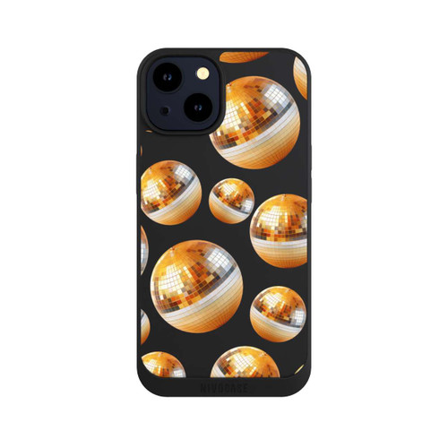 Apple iPhone 14 NIVOpure Disco Ball Party Gold Orange Transparent with AI