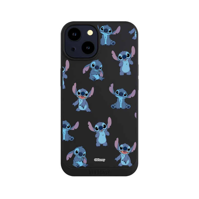 iPhone 14 NIVOpure Stitch Faces Pattern Transparent
