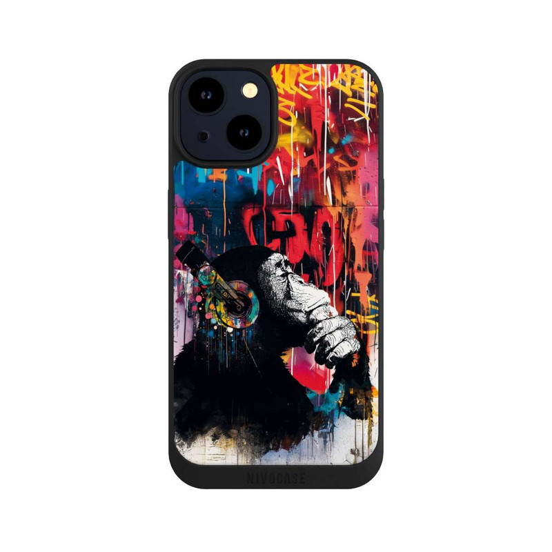 iPhone 14 NIVOpure Chimp Blue Streetart