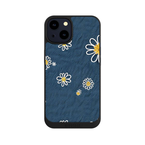 Apple iPhone 14 NIVOpure Jeans Flowers Pattern with AI
