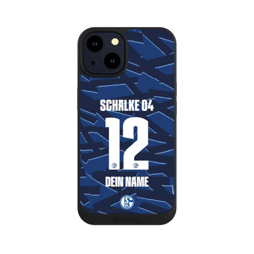 Apple iPhone 14 NIVOpure Schalke 04 Trikot Personalisierbar 25-26