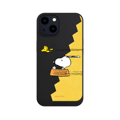 Apple iPhone 14 NIVOpure Peanuts-Snoopy und Woodstock Transparent
