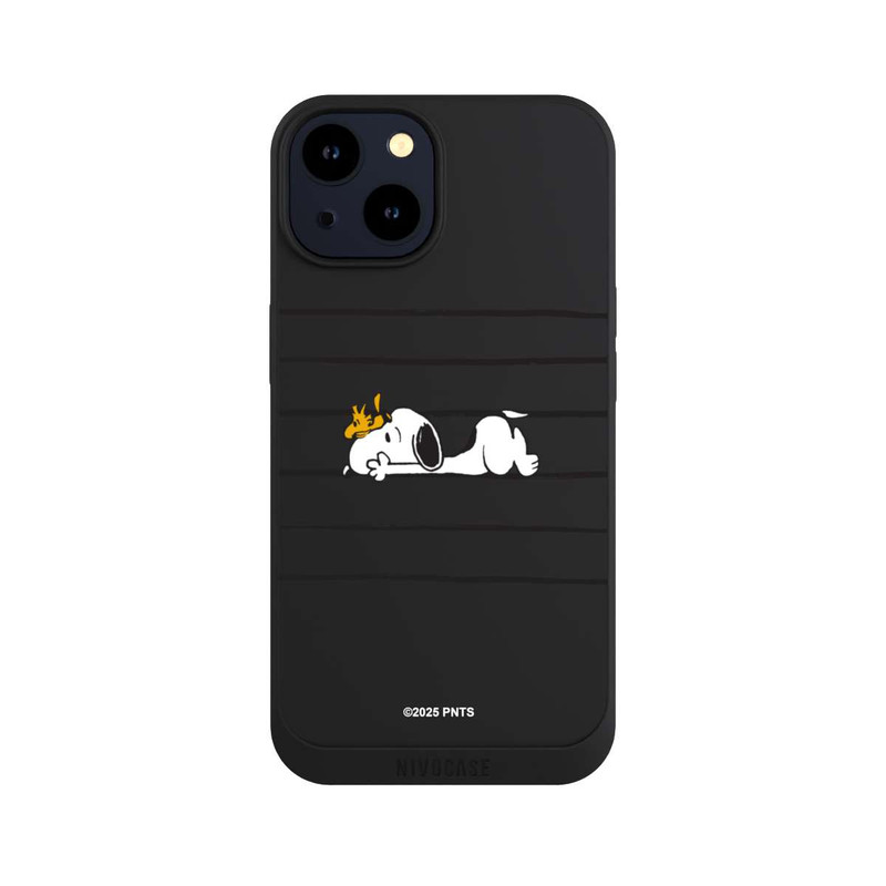 iPhone 14 NIVOpure Snoopy Woodstock Stripes Peanuts Transparent