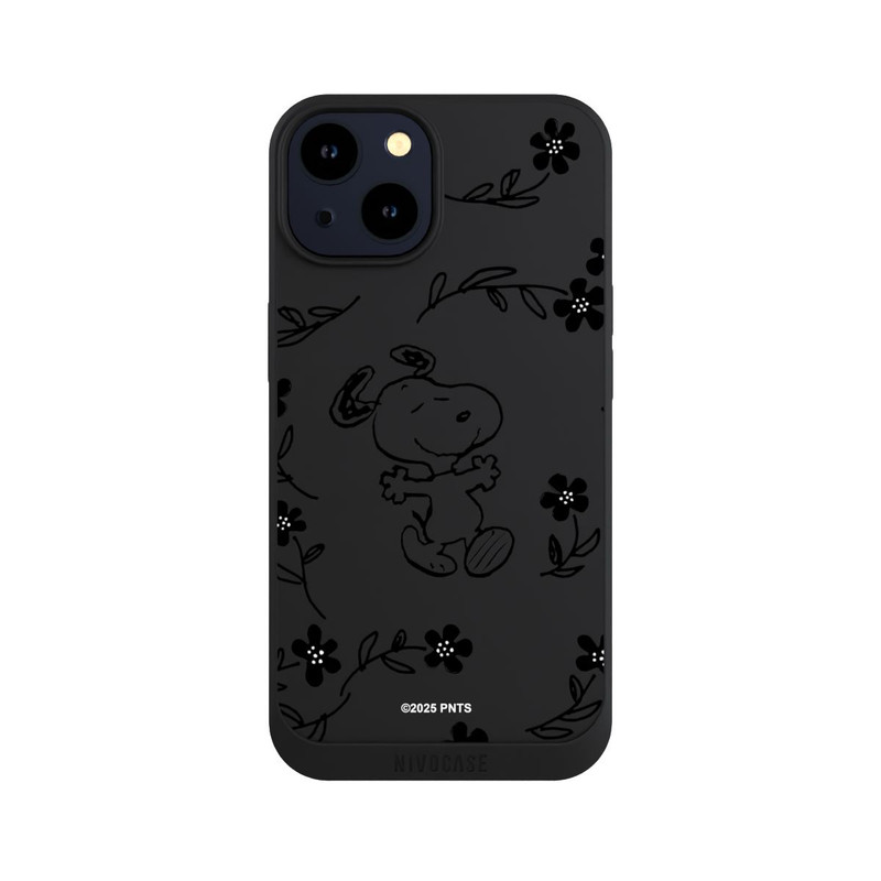 iPhone 14 NIVOpure Snoopy und Flowers Transparent