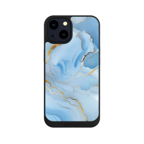 Apple iPhone 14 NIVOpure Blue Marble Goldprint