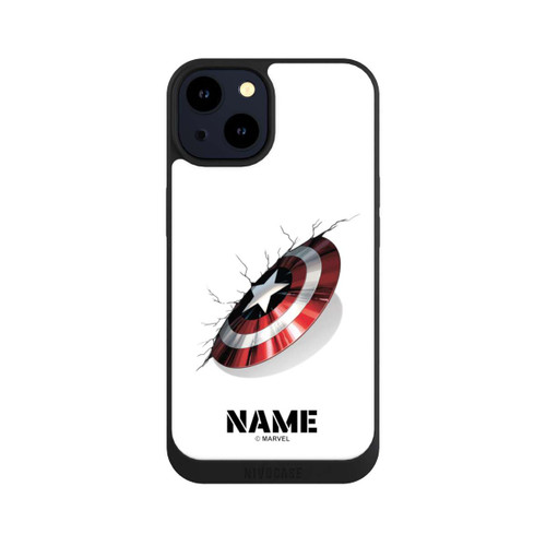 Apple iPhone 14 NIVOpure Captain America Shield Personalisierbar