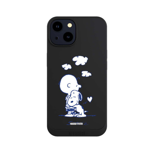 Apple iPhone 14 NIVOpure Peanuts Charlie Brown Snoopy Hug Transparent