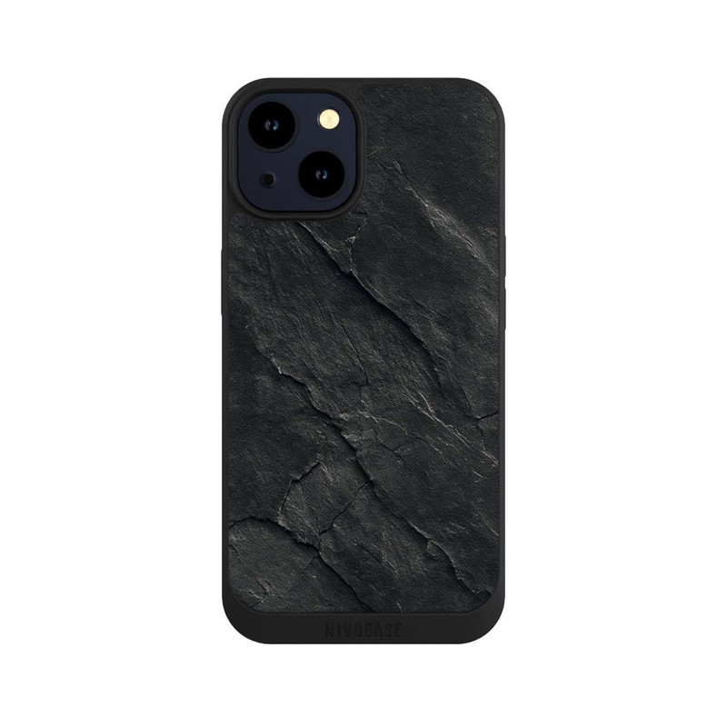 iPhone 14 NIVOpure Dunkler Schiefer Look