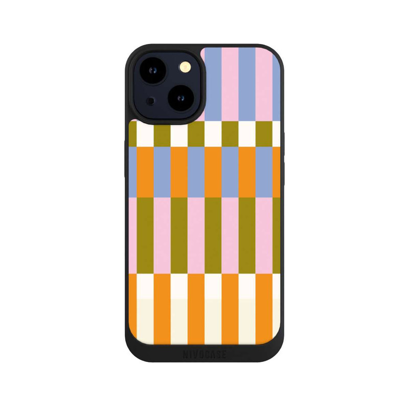 iPhone 14 NIVOpure Buntes Karomuster