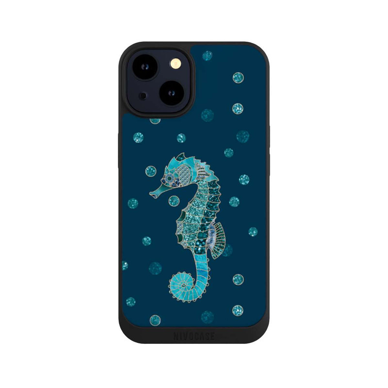 iPhone 14 NIVOpure Glamour Sea Horse Art