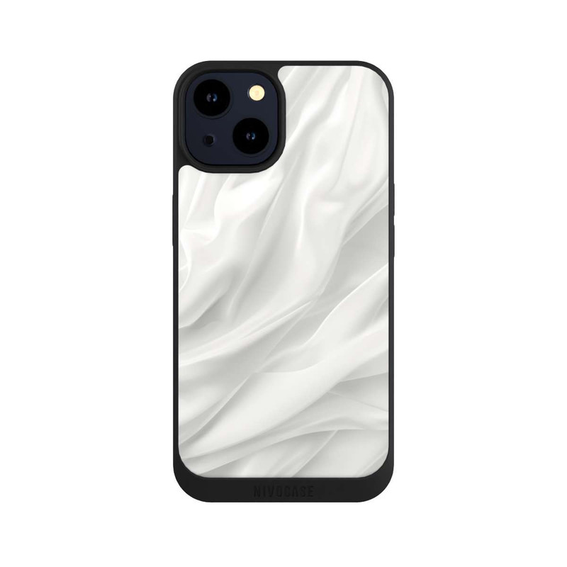 iPhone 14 NIVOpure White Satin Smooth Texture With AI