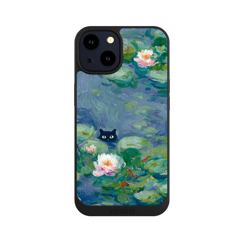 iPhone 14 NIVOpure Katze im Teich Gemälde