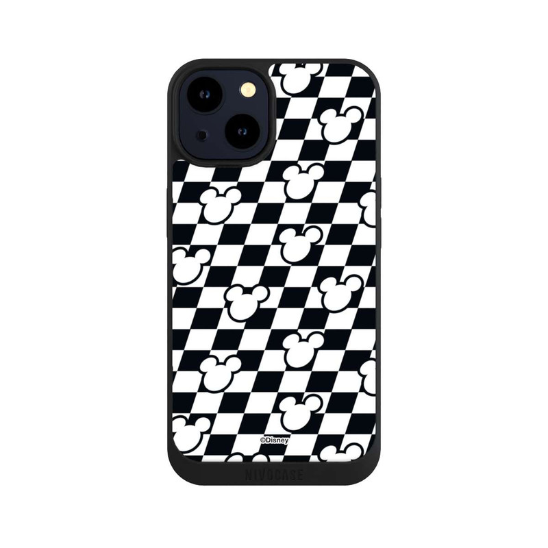 iPhone 14 NIVOpure Happy Racing Pattern Mickey Mouse Motorsport