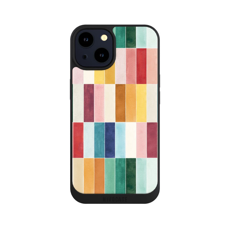 iPhone 14 NIVOpure Modern Craft Geometric Rectangular Tiles