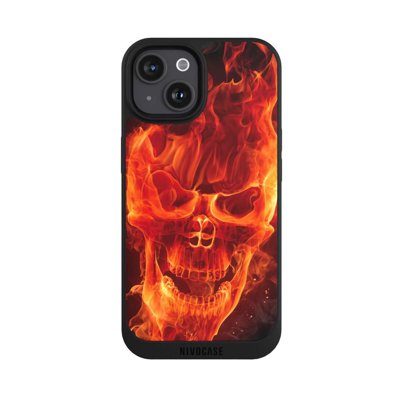 iPhone 15 NIVOpure Burning Skull