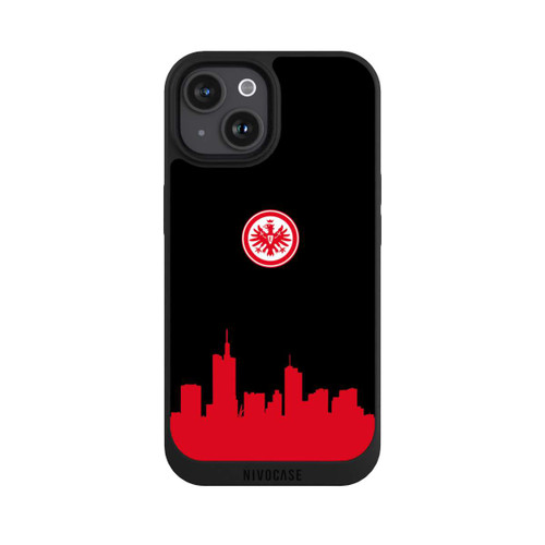 Apple iPhone 15 NIVOpure Eintracht Frankfurt Skyline Rot