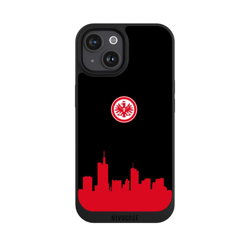 iPhone 15 NIVOpure Eintracht Frankfurt Skyline Rot