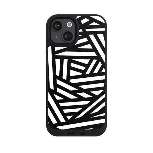Apple iPhone 15 NIVOpure Simply Black and White1