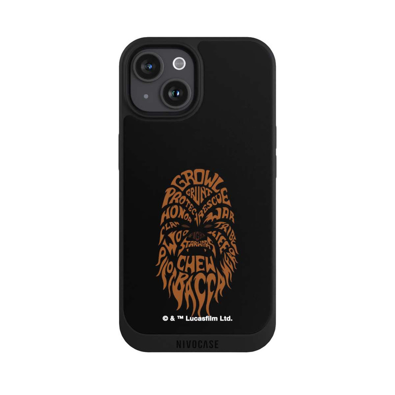 iPhone 15 NIVOpure Chewbacca Typo Graphique