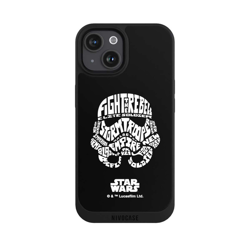 iPhone 15 NIVOpure Storm Trooper Typo Graphique