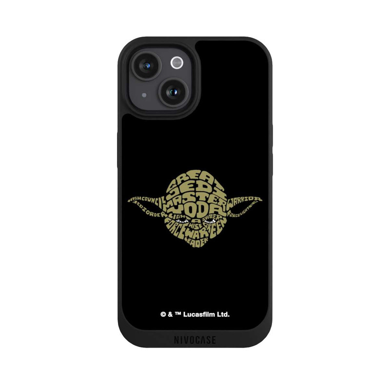 iPhone 15 NIVOpure Yoda Typo Graphic