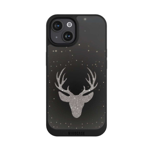 Apple iPhone 15 NIVOpure Hirsch Glitzer Look