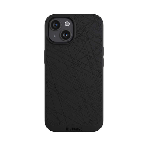 Apple iPhone 15 NIVOpure Scratches Black ohne Hintergrund