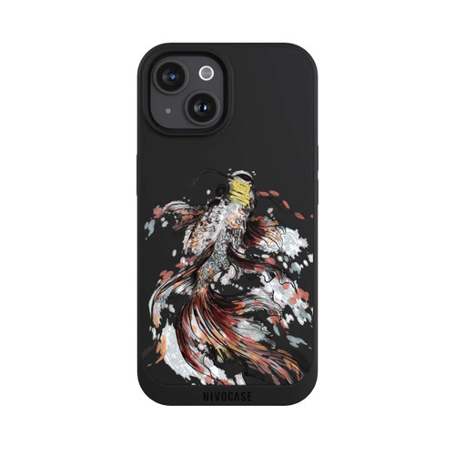 Apple iPhone 15 NIVOpure Koi (Watercolor) ohne Hintergrund