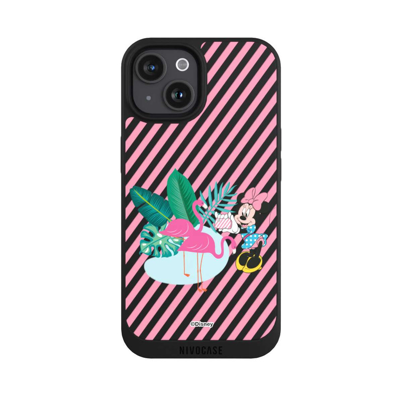 iPhone 15 NIVOpure Minnie Flamingo Transparent