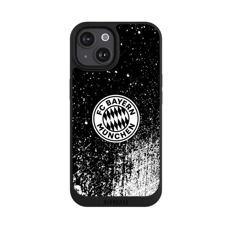 iPhone 15 NIVOpure Splatter Schwarz - FCB