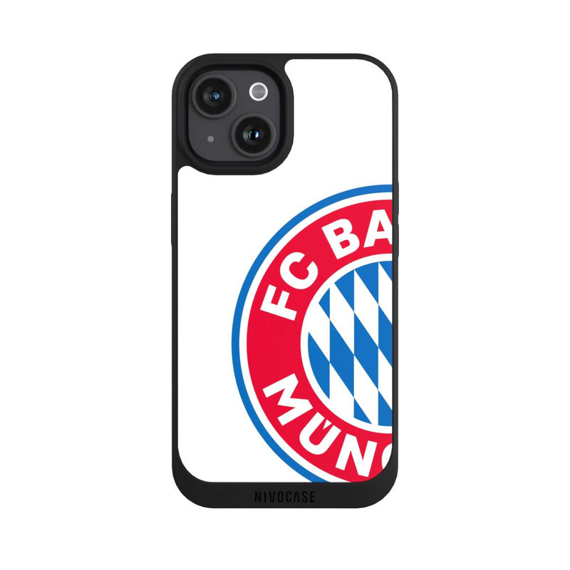 iPhone 15 NIVOpure Grand Logo Bayern Munich - Blanc