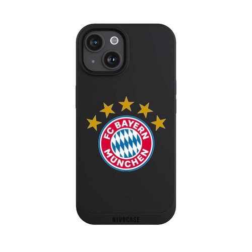 Apple iPhone 15 NIVOpure FCB Logo mit Sterne - ohne Hintergrund