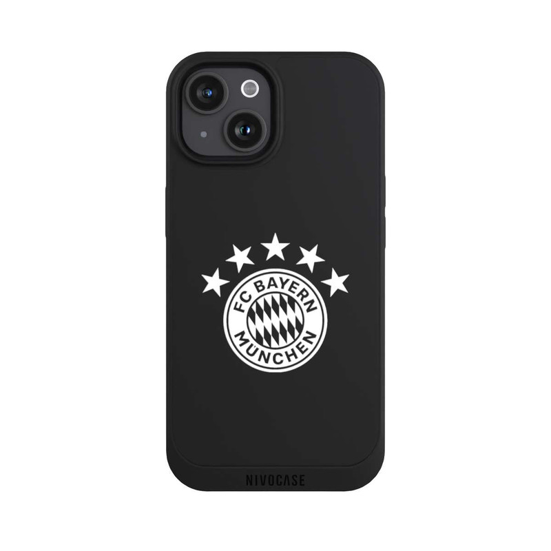 iPhone 15 NIVOpure FCB Logo plain with stars - transparent