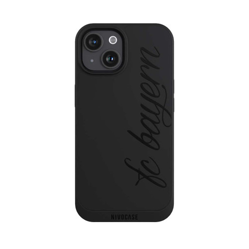 Apple iPhone 15 NIVOpure Schwarzes FCB Girlmotiv - ohne Hintergrund