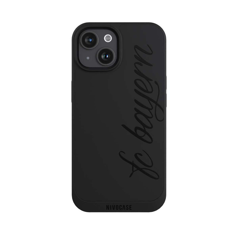 iPhone 15 NIVOpure Black FCB Girlmotiv - transparent