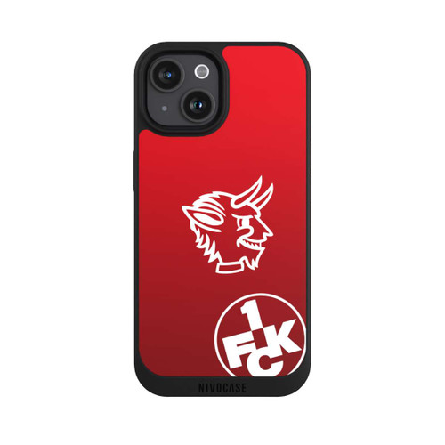 Apple iPhone 15 NIVOpure Teufelskopf FCK auf Rot