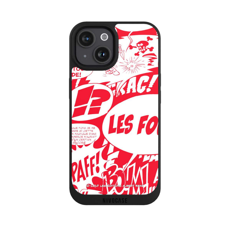 iPhone 15 NIVOpure Sprechblasen Asterix Rot