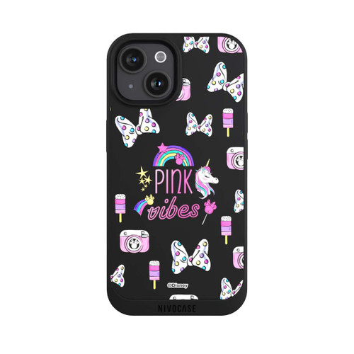 Apple iPhone 15 NIVOpure Pink Vibes Transparent