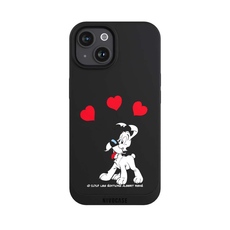 iPhone 15 NIVOpure Liebe Idefix Transparent