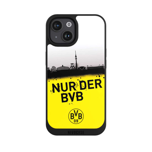 Apple iPhone 15 NIVOpure Nur der BVB - Silhouette