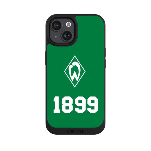 Apple iPhone 15 NIVOpure 1899 Grün-Weiß Lebenslang Grün - Werder Bremen