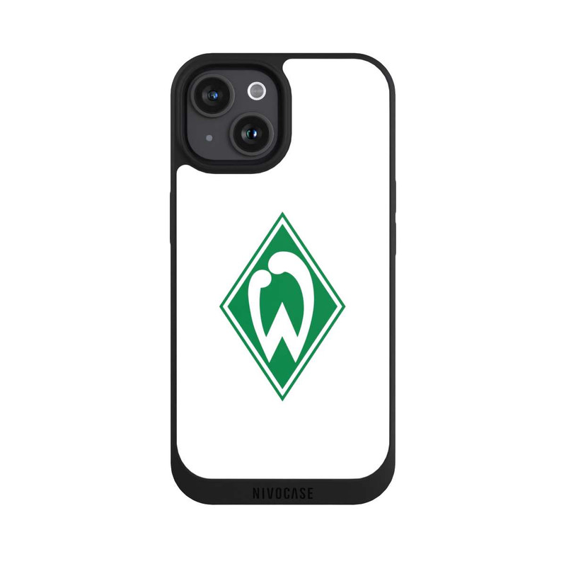 iPhone 15 NIVOpure Logo auf Weiß - Werder Bremen