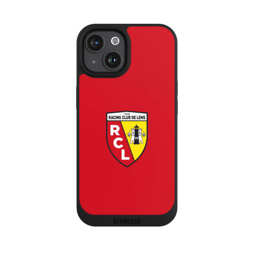 Apple iPhone 15 NIVOpure RC Lens Logo - Rot