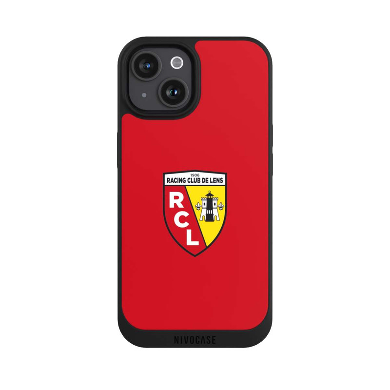 iPhone 15 NIVOpure RC Lens Logo en Rouge