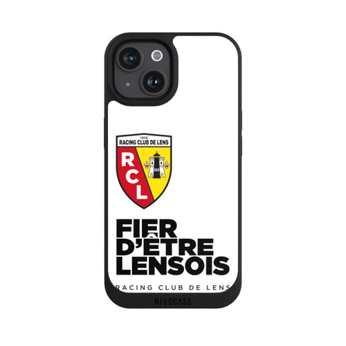 Apple iPhone 15 NIVOpure RC Lens Fier D'être Lensois - Weiß