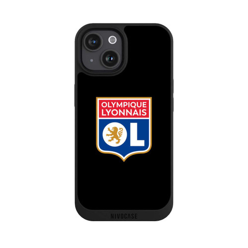 Apple iPhone 15 NIVOpure Olympique Lyonnais Schwarz