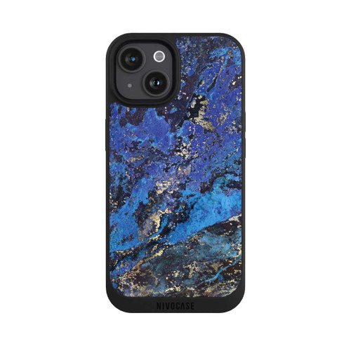 Apple iPhone 15 NIVOpure Lapislazuli blau und gold